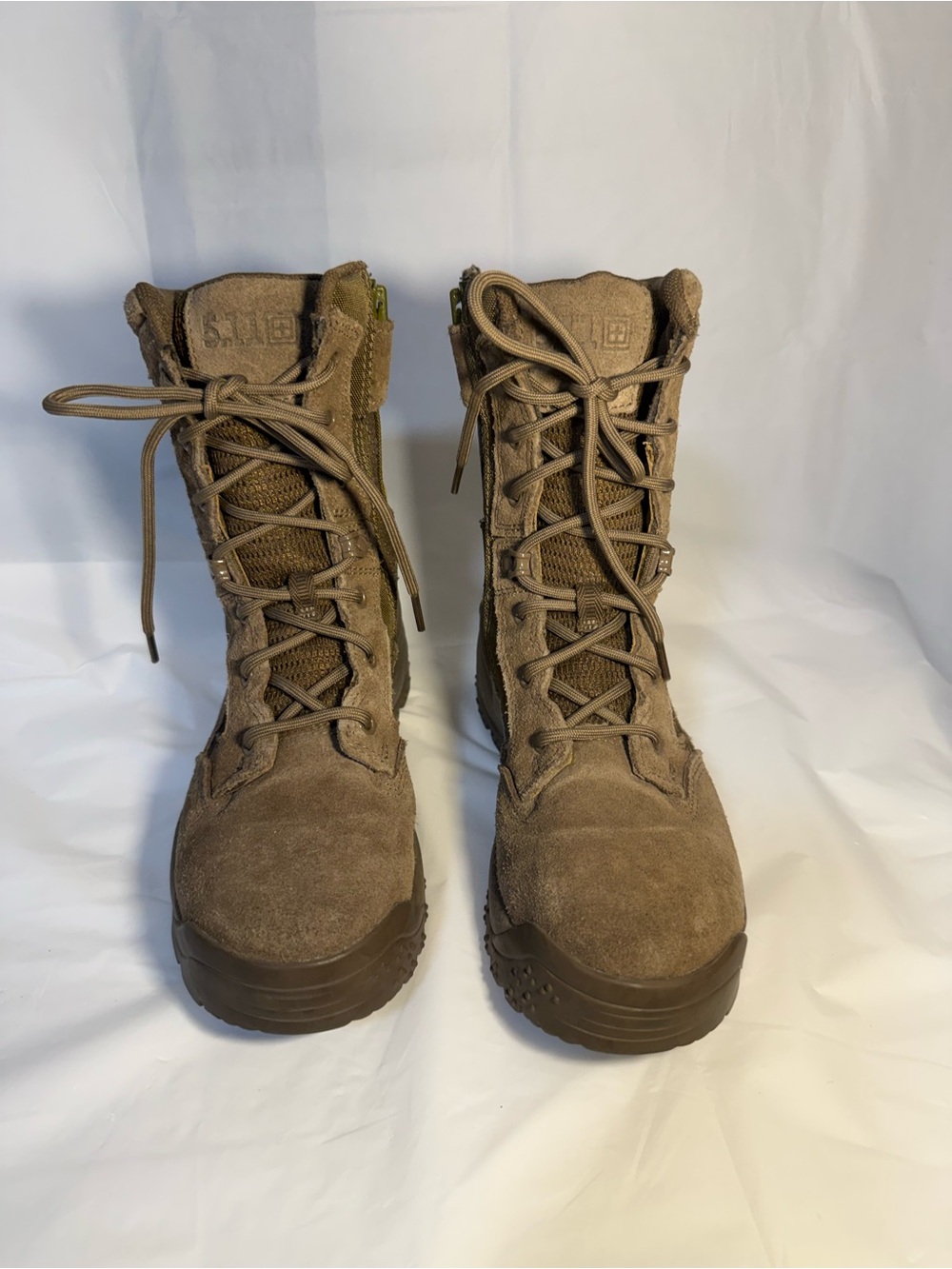5.11 Tactical Women's Brown Lace-Up Combat Boots
